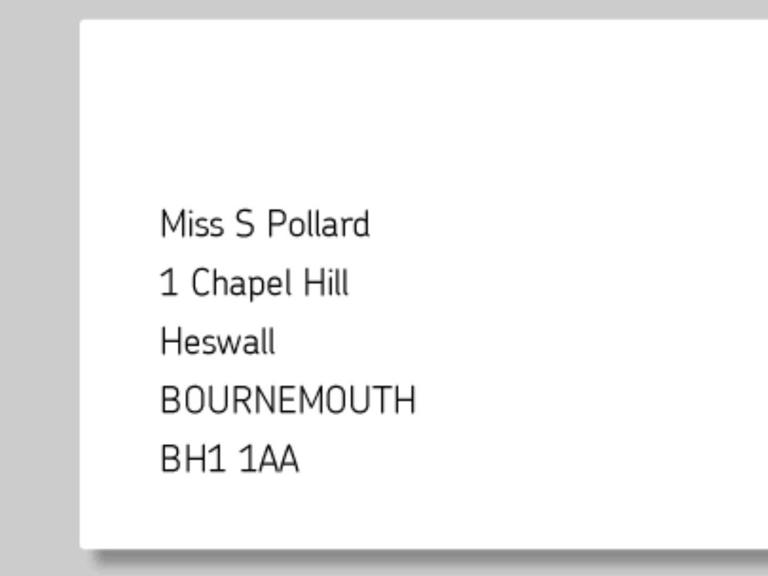 Royal Mail reminder of envelope 'rule' that helps your post avoid delays