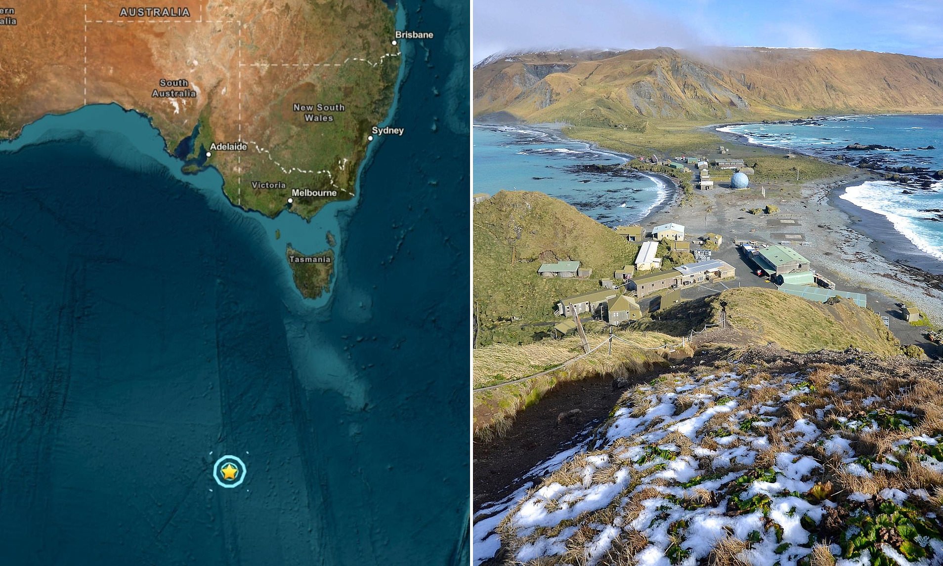 Magnitude 5.6 earthquake rocks Australian research station near Antarctica