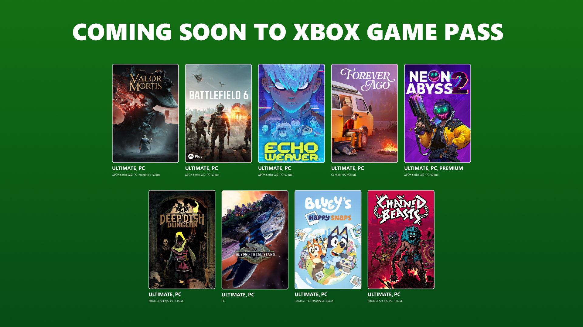 BF6 reports for duty on Xbox Game Pass while Clair Obscur gets gommaged ...