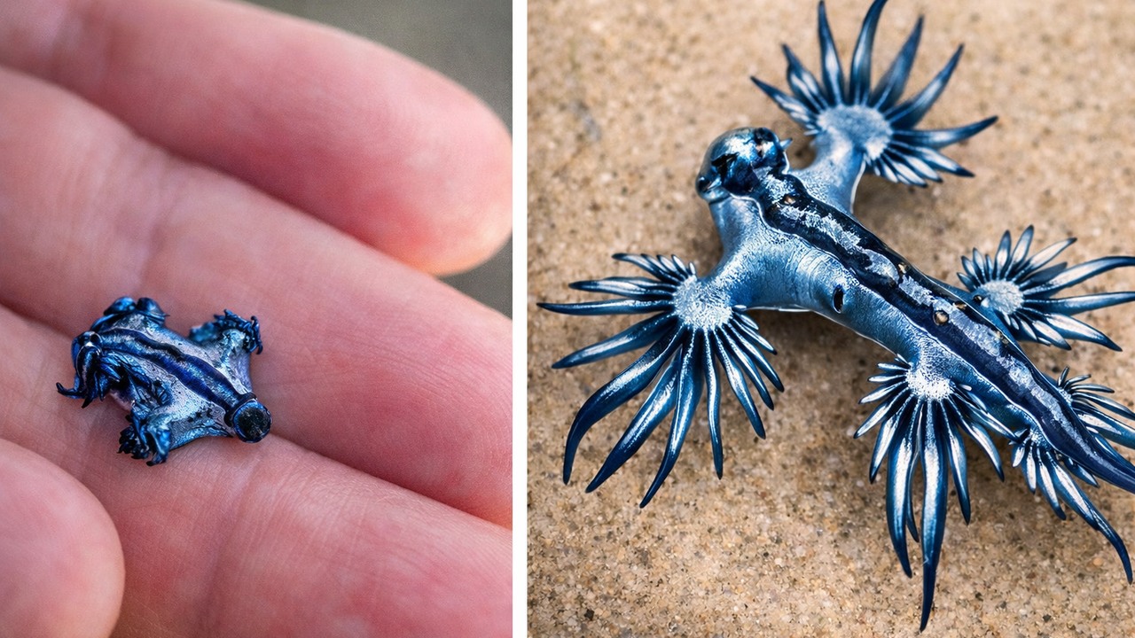 This tiny sea creature can kill within minutes but its bright blue ...