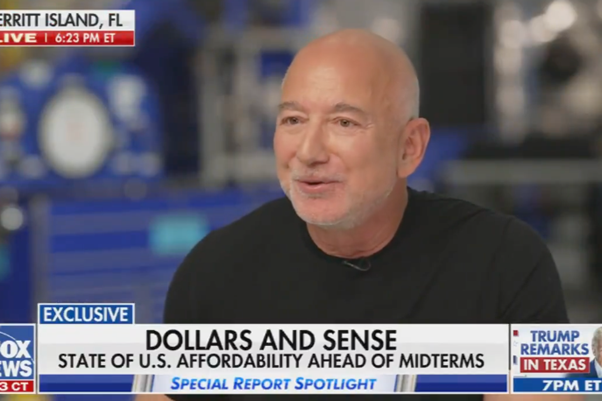 Bezos unwittingly hits Trump in scold over politician finger-pointing