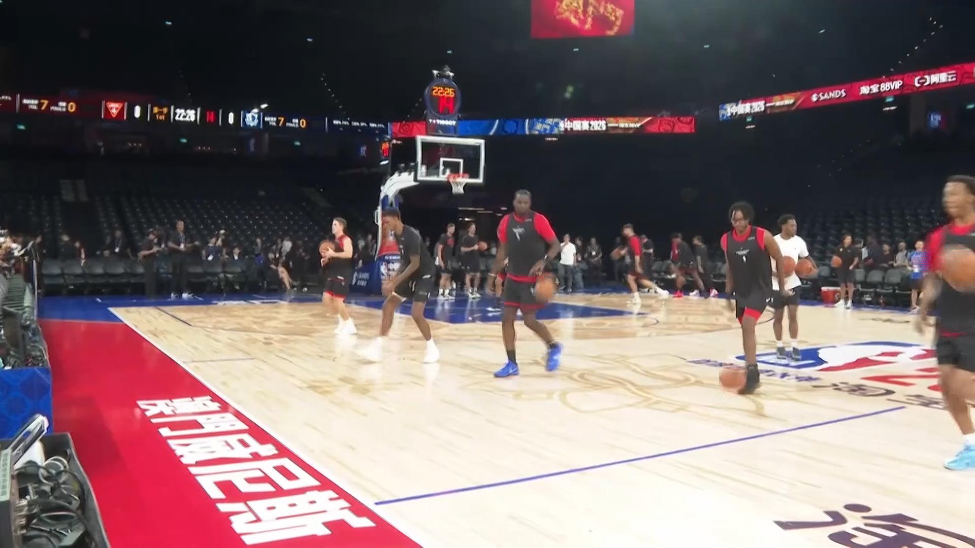 Kevin Durant and Houston Rockets train in Macau for NBA China Games