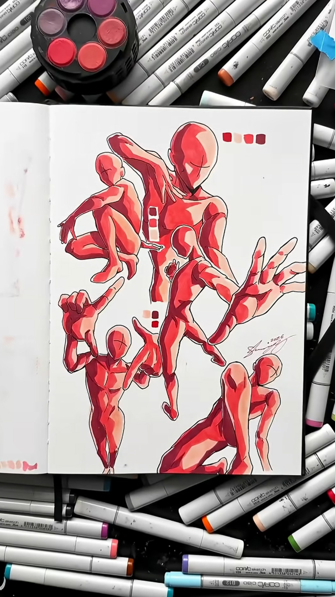 How to draw dynamic poses easily for beginners