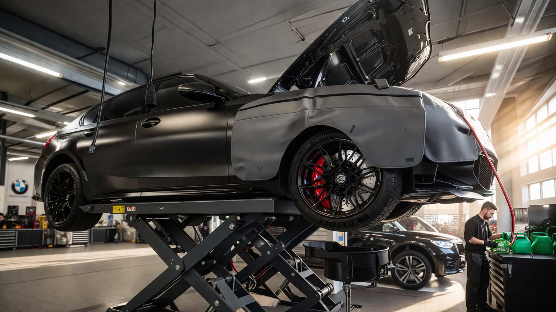 How much does the first BMW M3 Touring service cost?