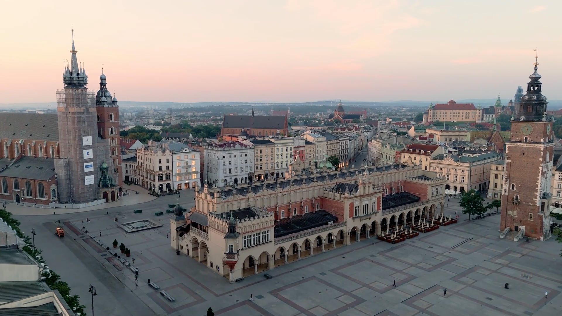 Exploring Krakow's history from above: A drone's perspective