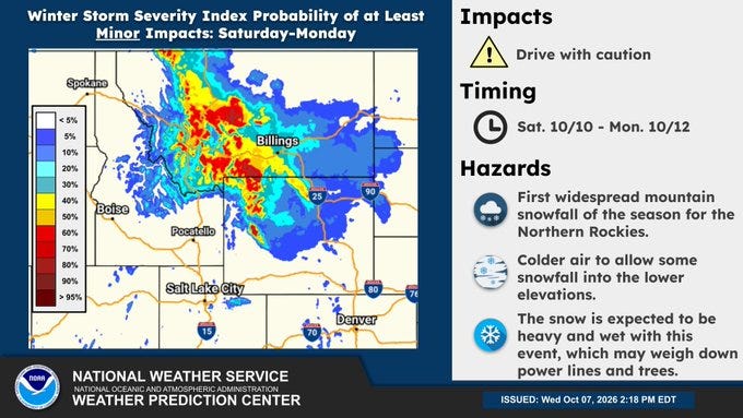 'First widespread snowfall' in forecast. Why it's a rare event