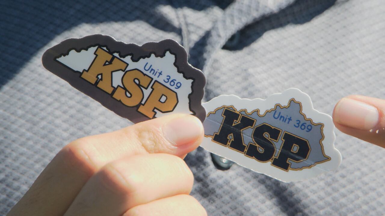 Sticker fundraiser to benefit family of KSP Trooper Hayden Phillips