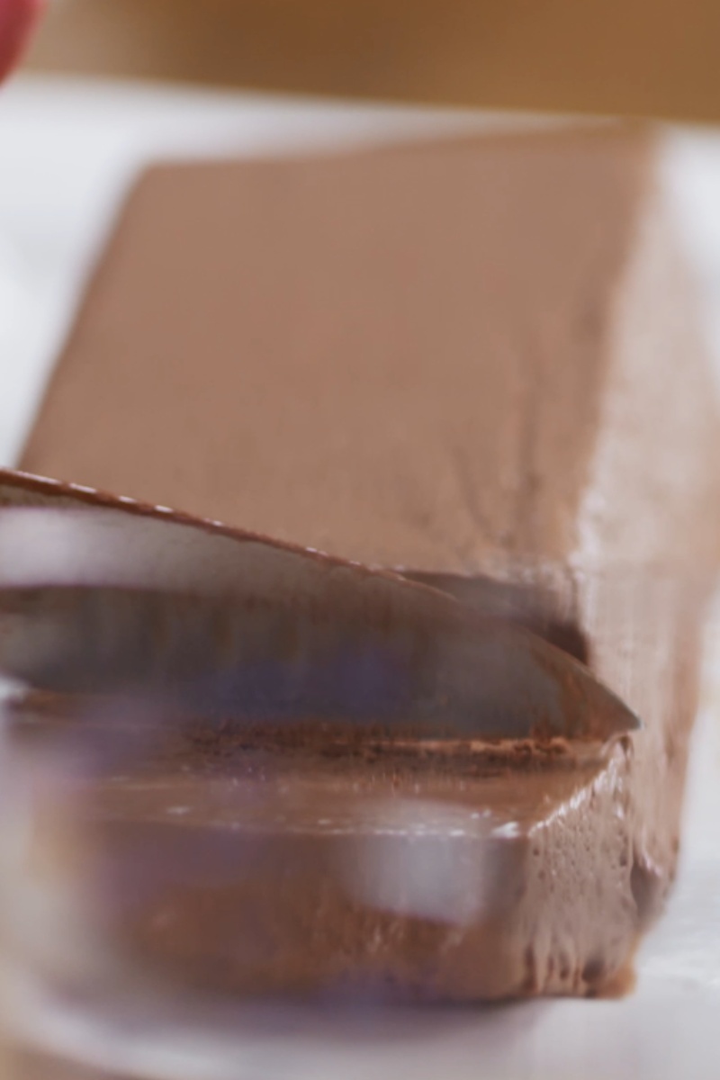 Semifreddo cremoso de chocolate