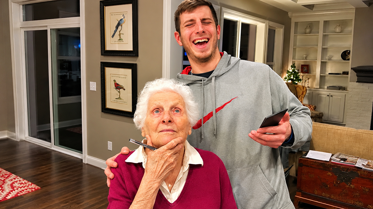 Granny tries math challenge and things get funny