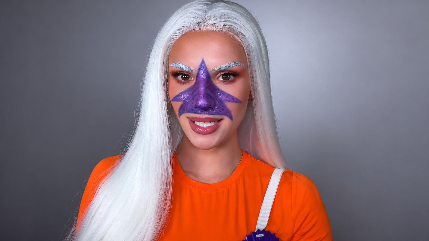 Halloween makeup challenge day 6: Mermaid Man