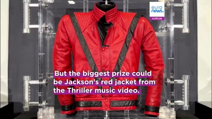 Michael Jackson memorabilia including iconic Thriller jacket to go ...