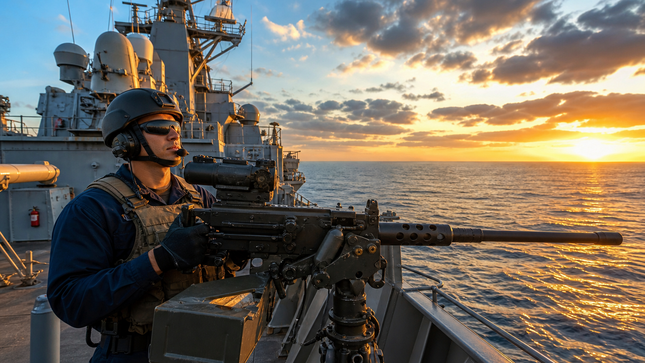 Blackout fire drills put a Navy destroyer crew’s survival skills to the ...