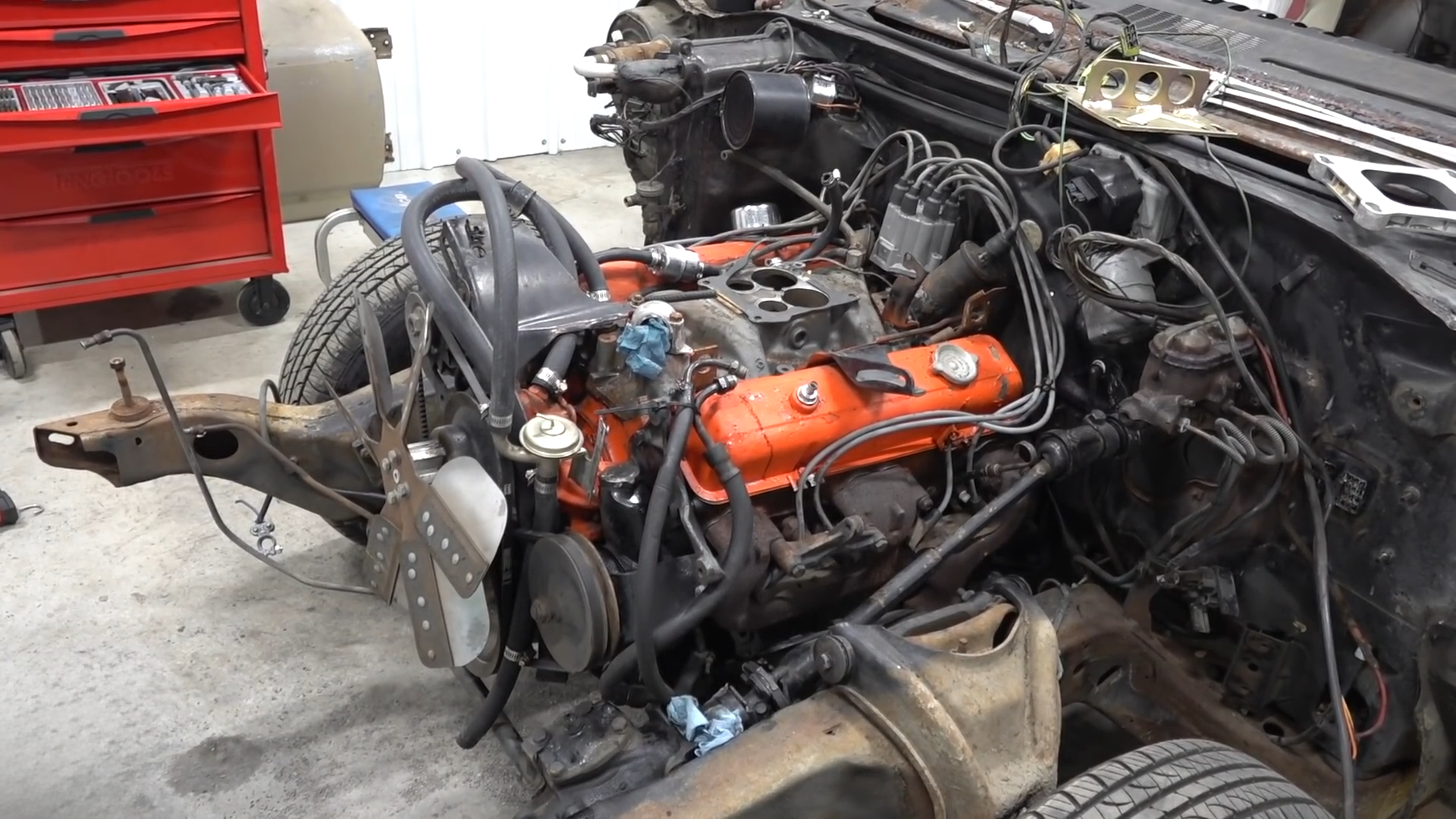 Why remove the original powertrain from a Chevrolet Chevelle?