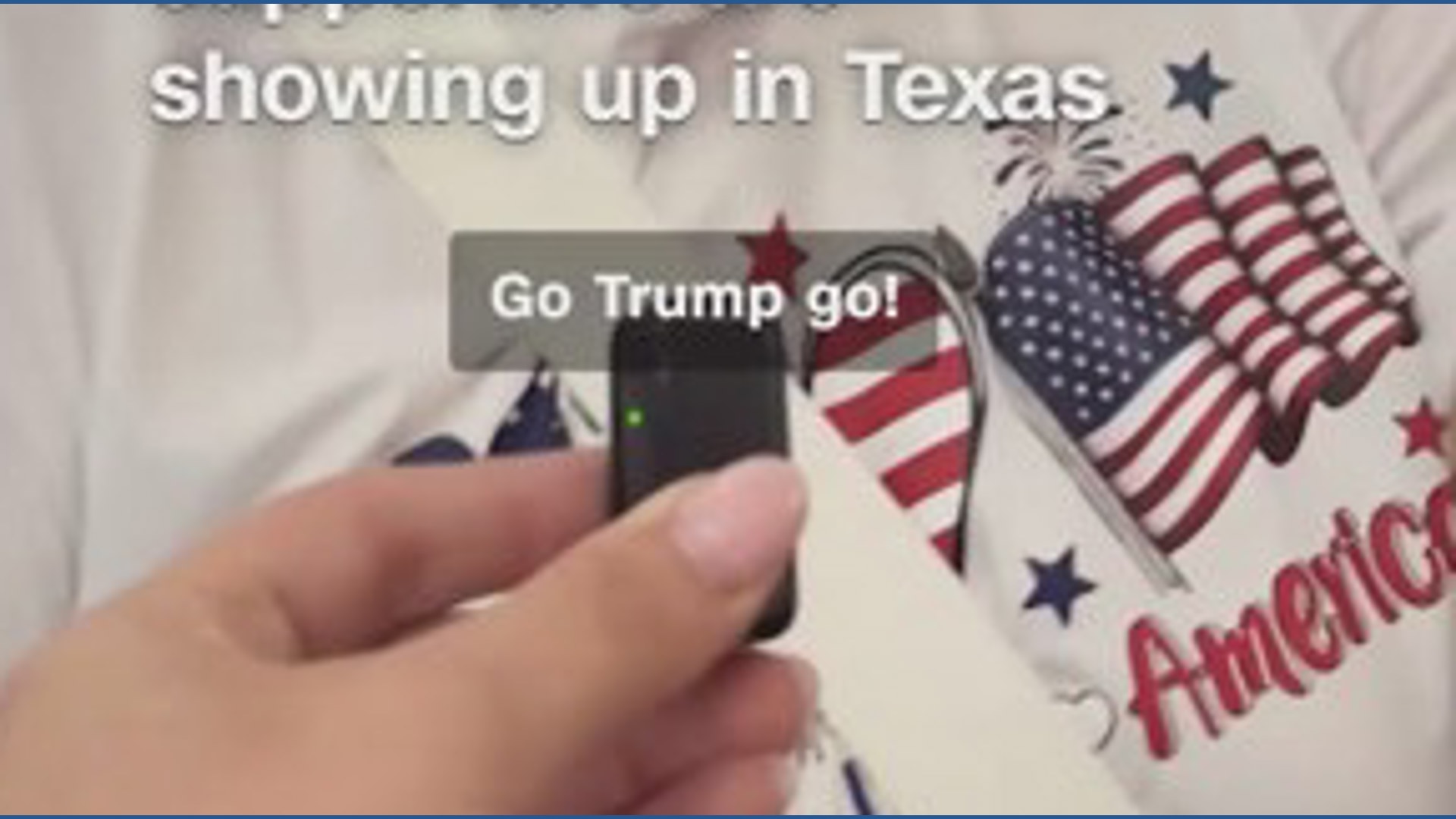 Trump supporters speak out at rally