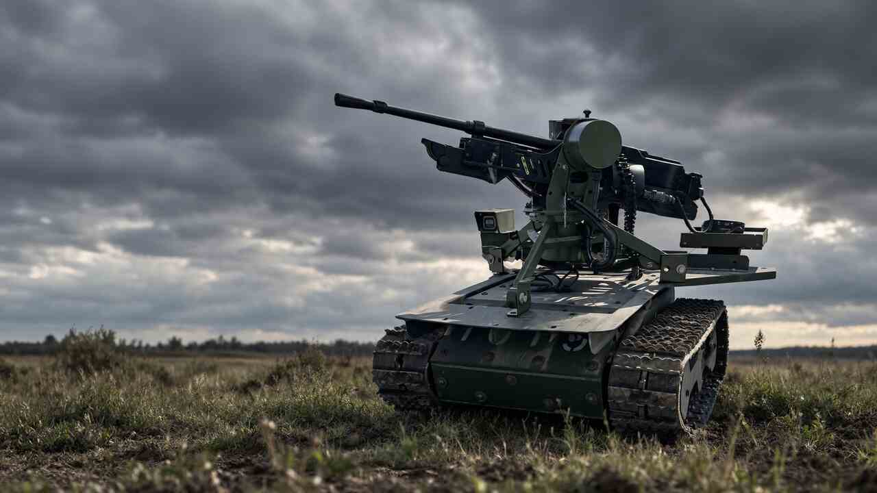 Ukraine prepares VEPR combat robot with five remotely controlled weapon ...
