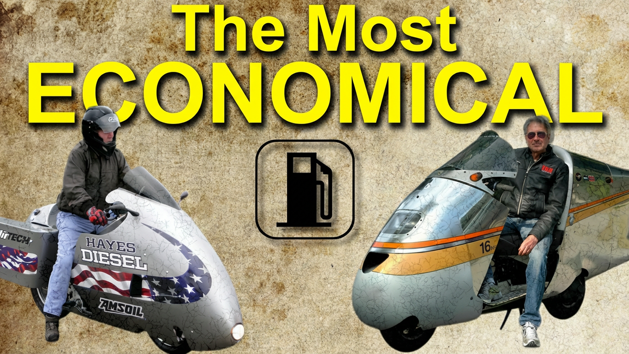 The most fuel-efficient motorcycles — just 0.13 gal per 62 miles!