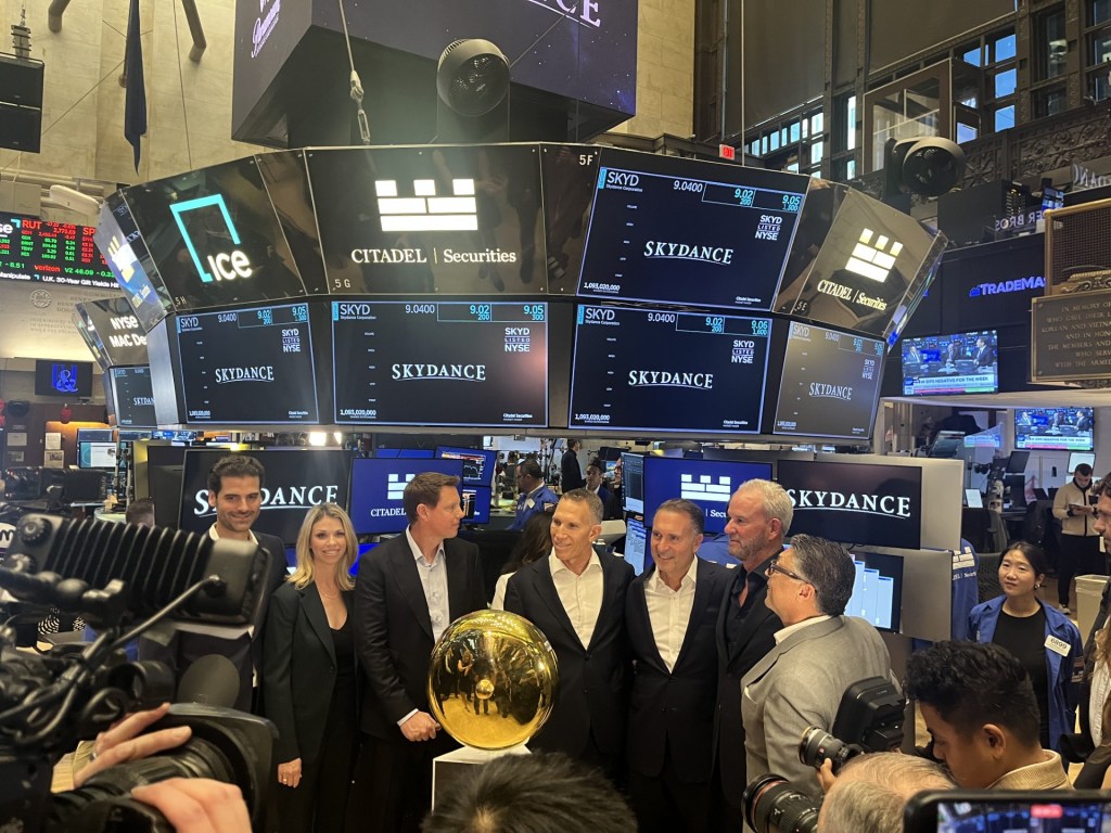 Skydance shares rebound after David Ellison & Co. ring opening bell