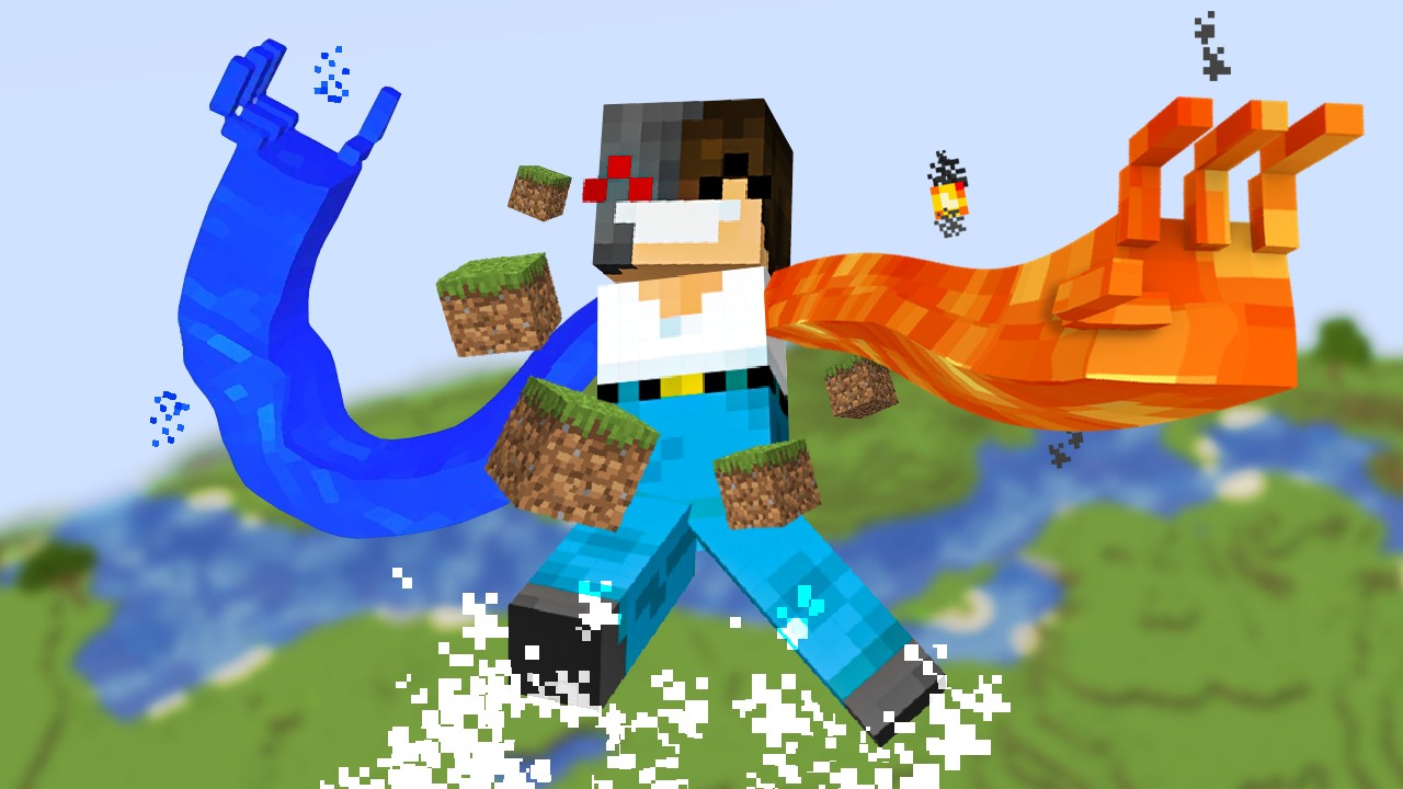 Minecraft, but you are elemental