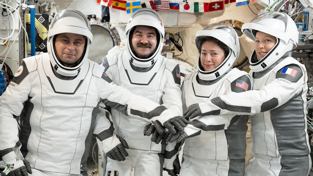 French, US and Russian astronauts return to Earth after eight months in ...