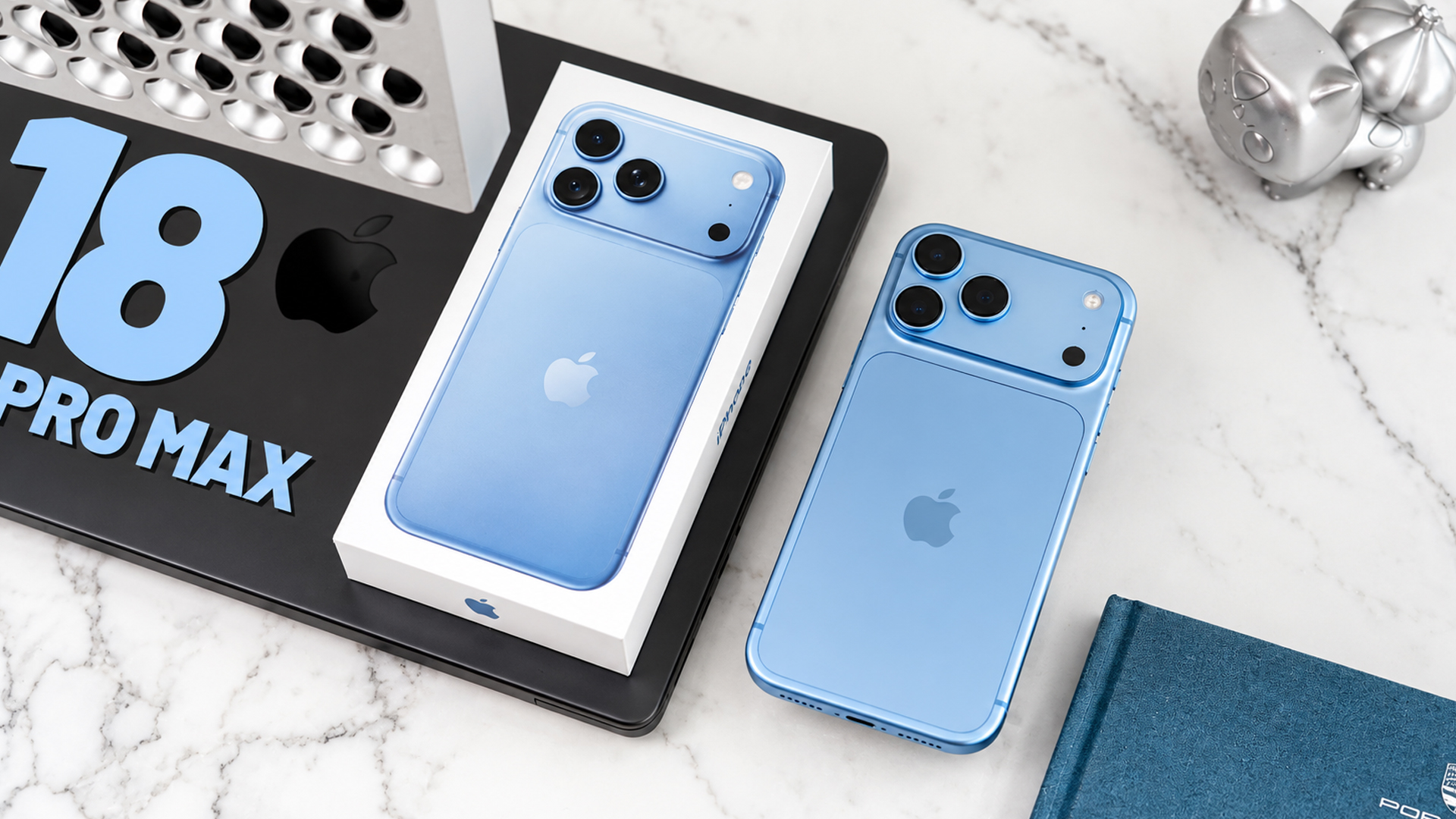 iPhone 18 Pro Max glacier color unboxing
