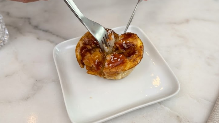 Mini teriyaki chicken rice cups make an easy all in one dinner