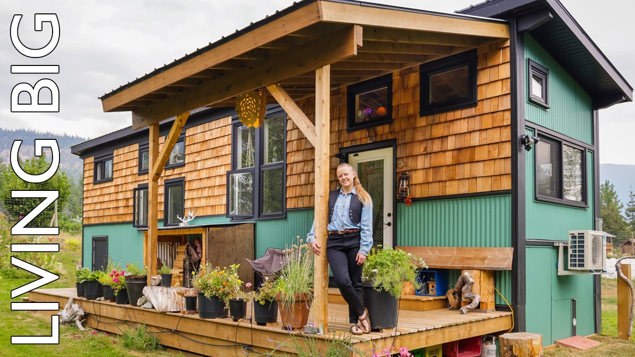 This tiny house proves small spaces don’t have to be minimalist