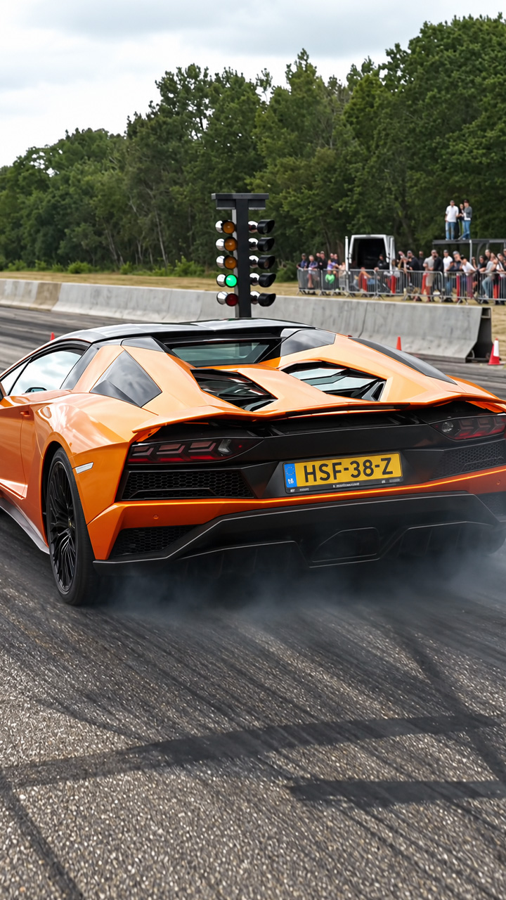 Heavily Tuned Lamborghini Aventador Showcase Mind-Blowing Drag Acceleration