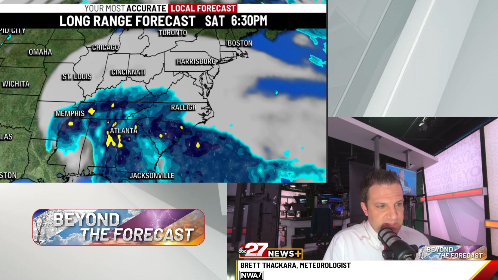 Brett's Thursday beyond the forecast