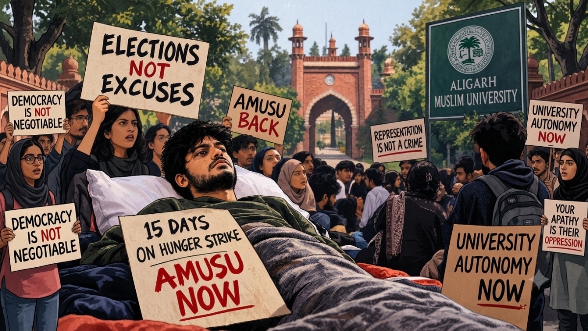 AMU student on 15-day hunger strike, students demand elections after ...