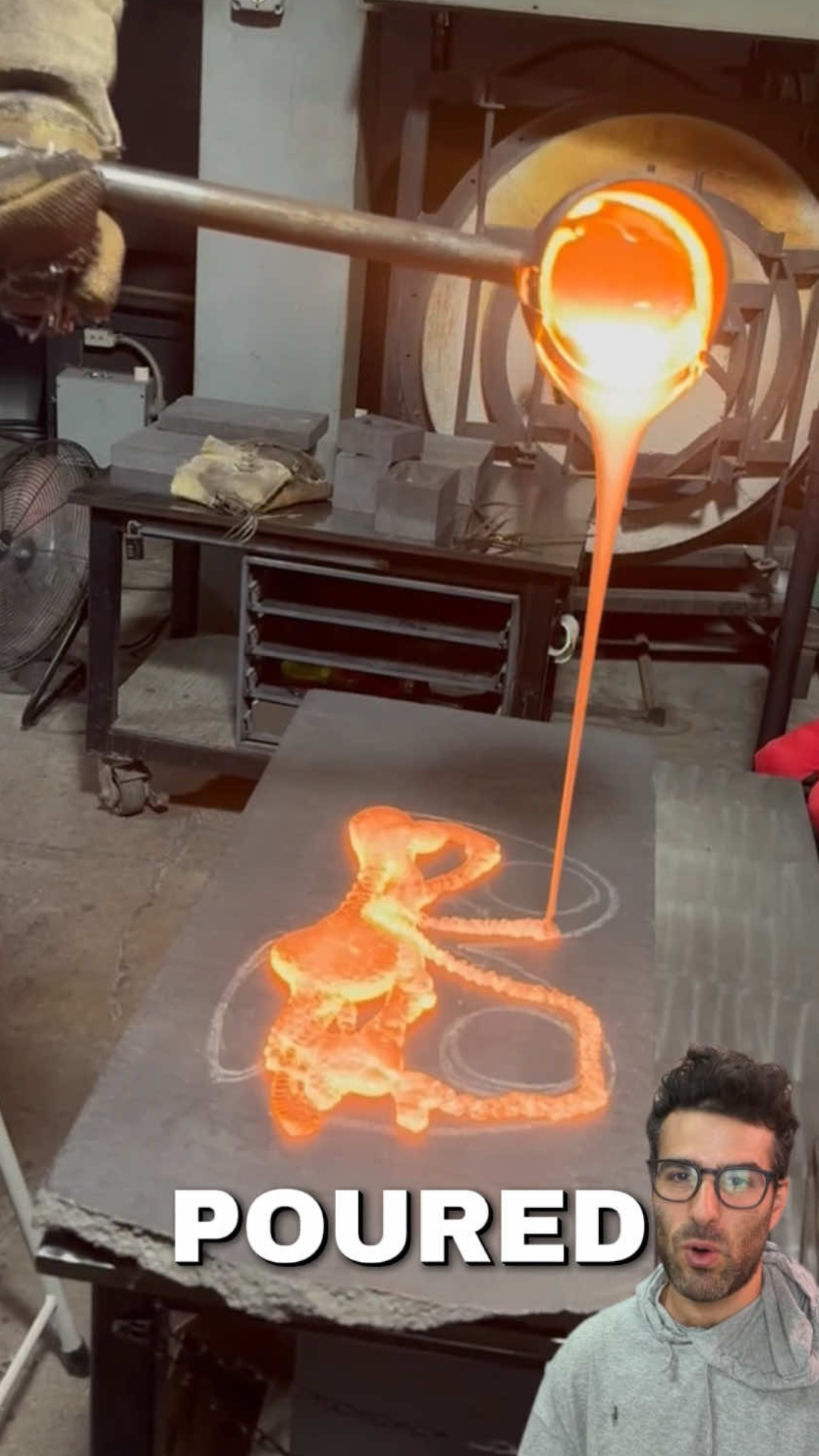 How cast glass bags become unique handmade art pieces