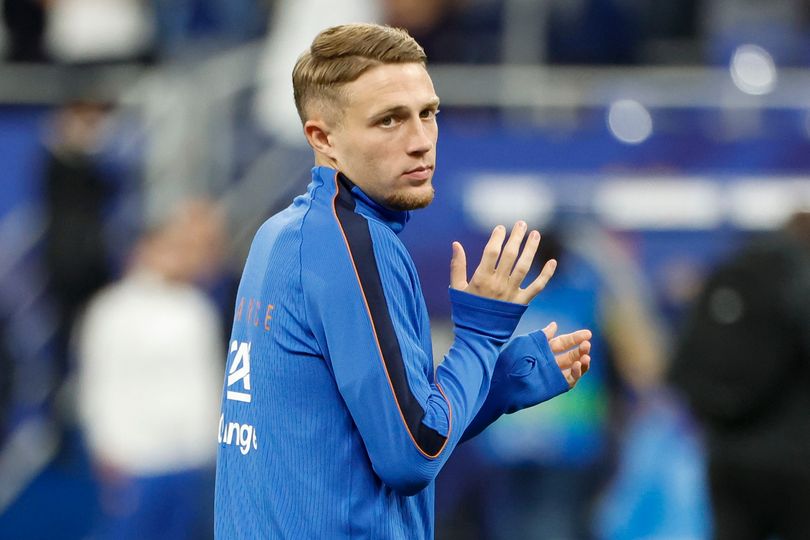 Adrien Truffert of France salutes the supporters following the UEFA Nations League 2026/27 group phase A1 MD4 football match between France and Belgium