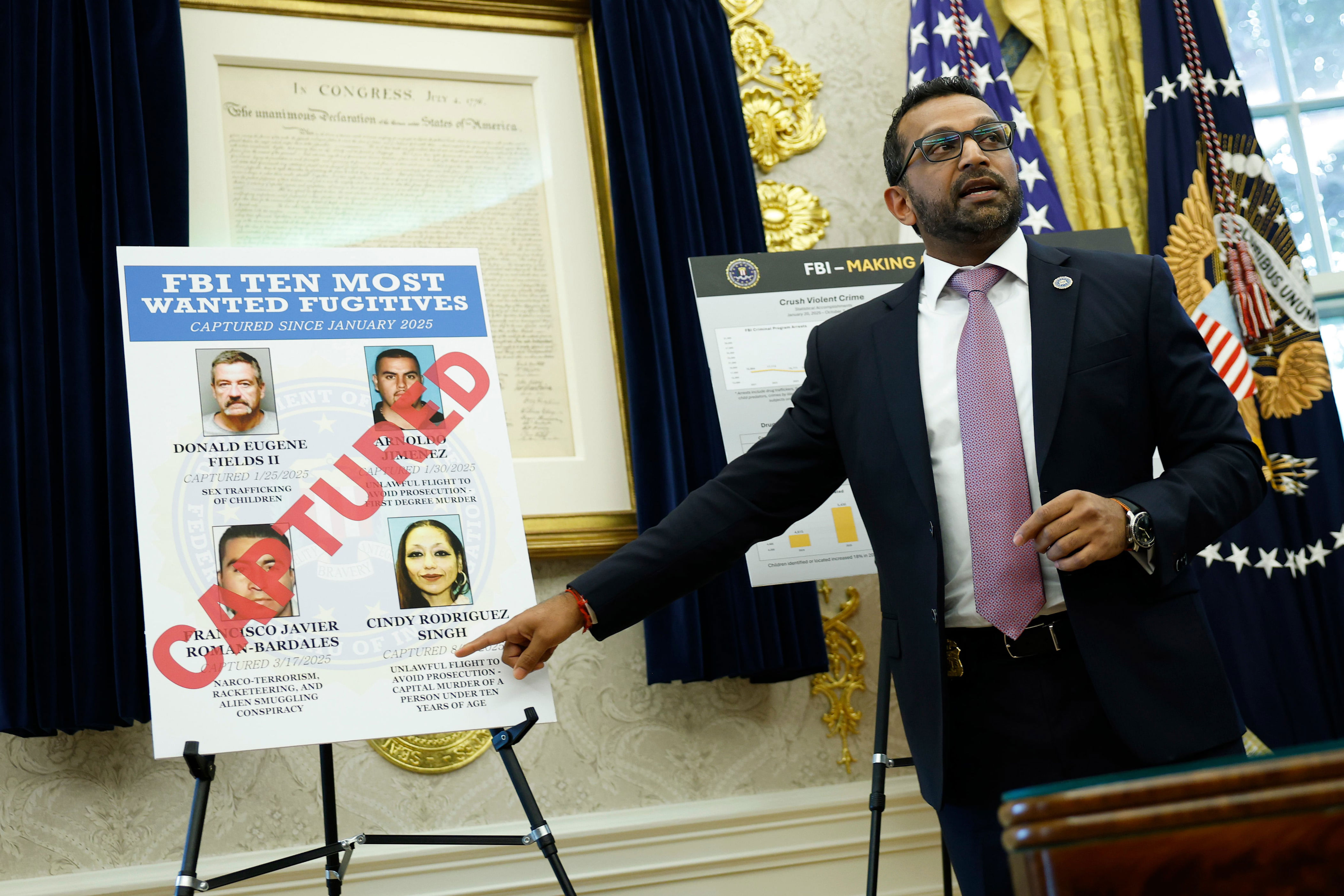 Kash Patel's most wanted boasts derided by FBI agents