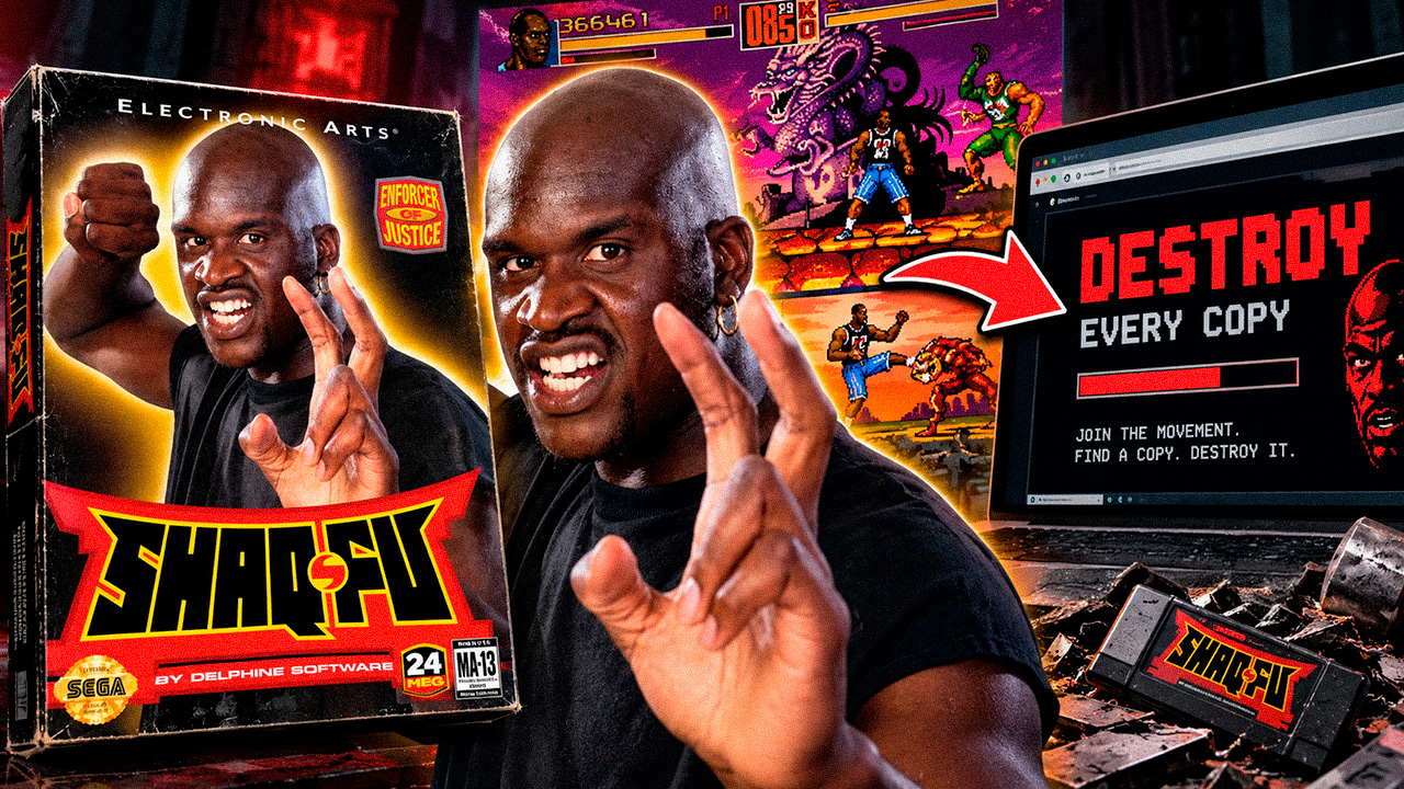 Shaq's video game was so bad they made a website to destroy every copy