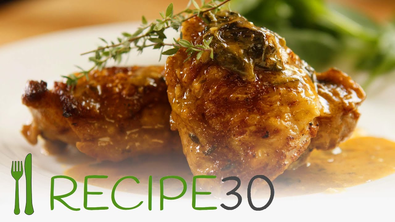Lemon butter chicken thighs you need to try!