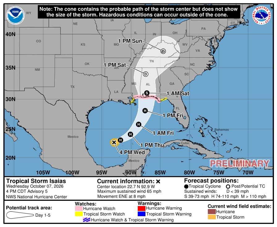 Tropical Storm Isaias to threaten Florida. Tampa Bay could feel effects