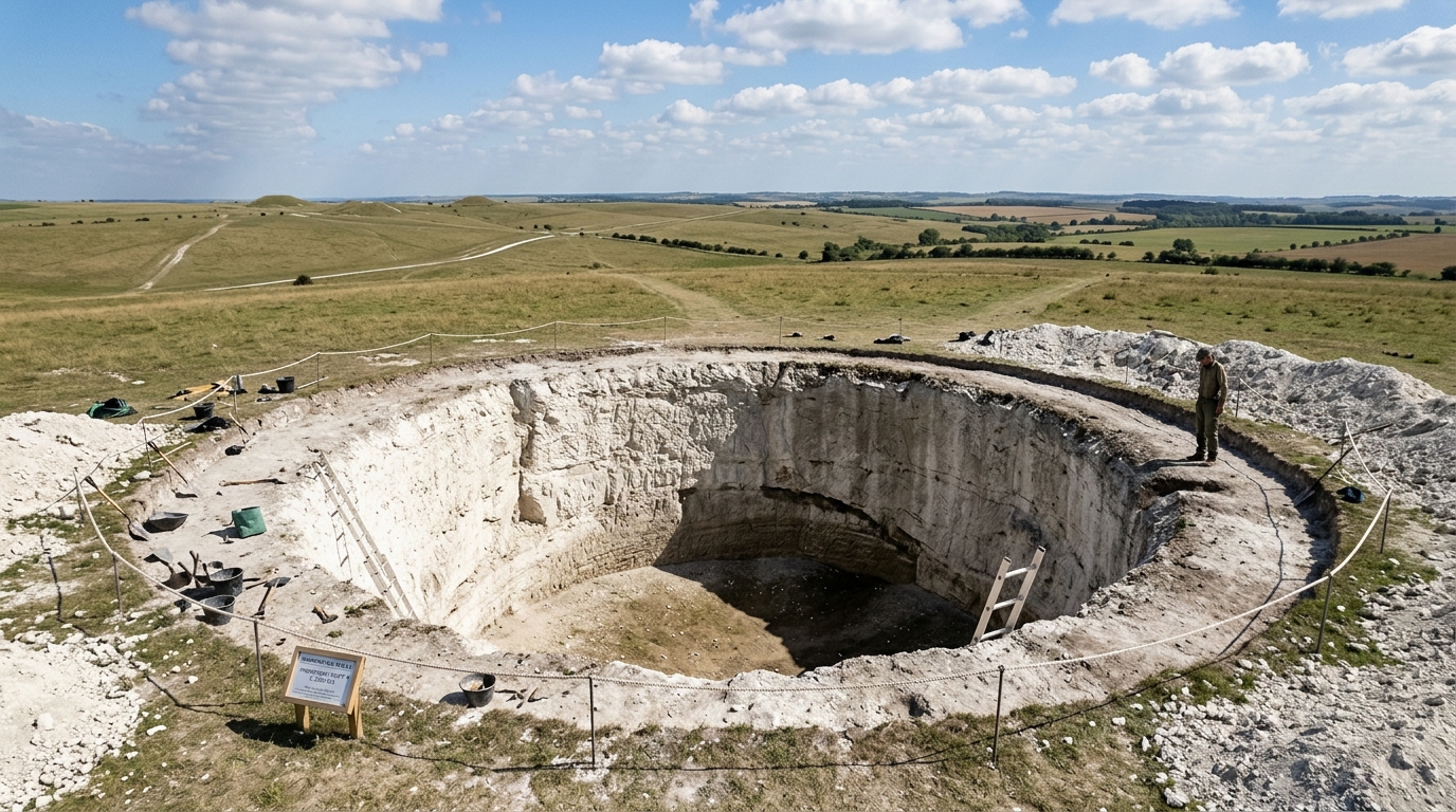 4,500-year-old mystery: What purpose did Durrington Walls’ giant shafts ...