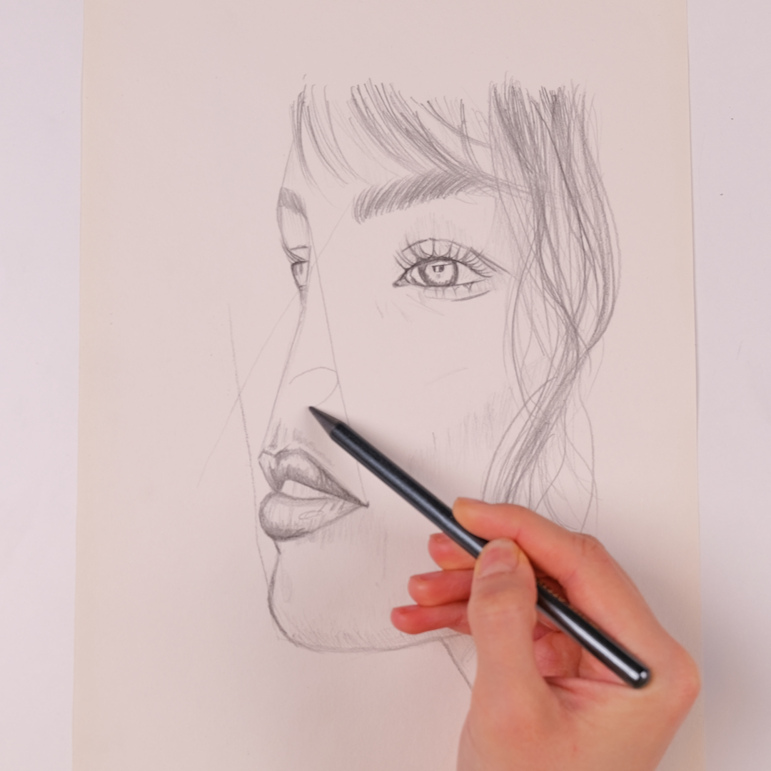 Master the art of nose sketching 👃