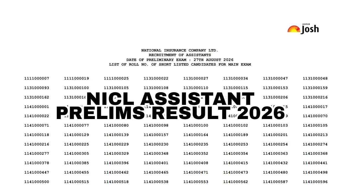 NICL assistant result 2026 released: Download prelims merit list PDF at ...