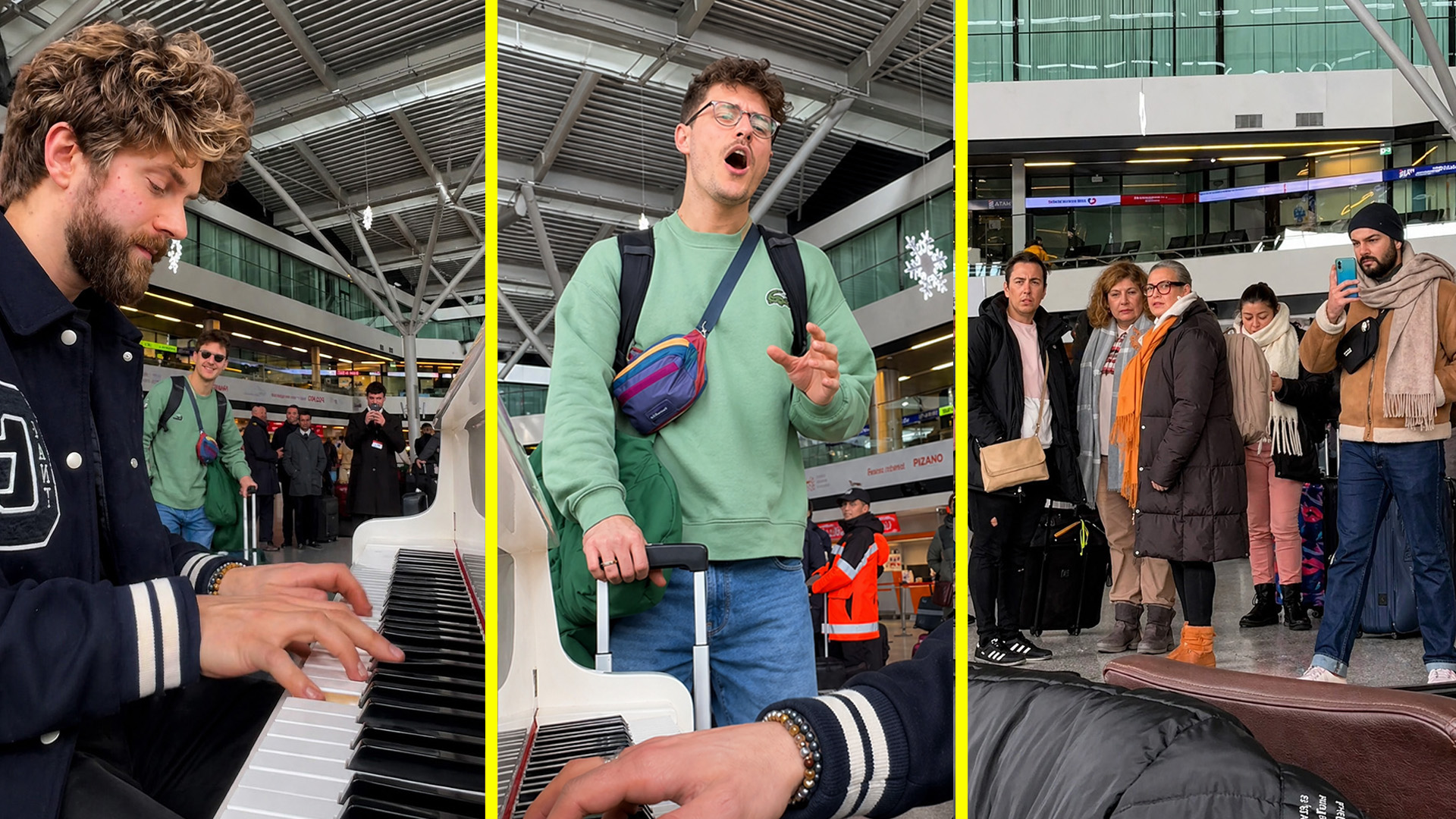 Who expected Jakub Józef Orliński to sing at the airport?