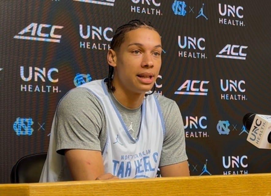 Who will be the first starting 5 for UNC men's basketball this season?