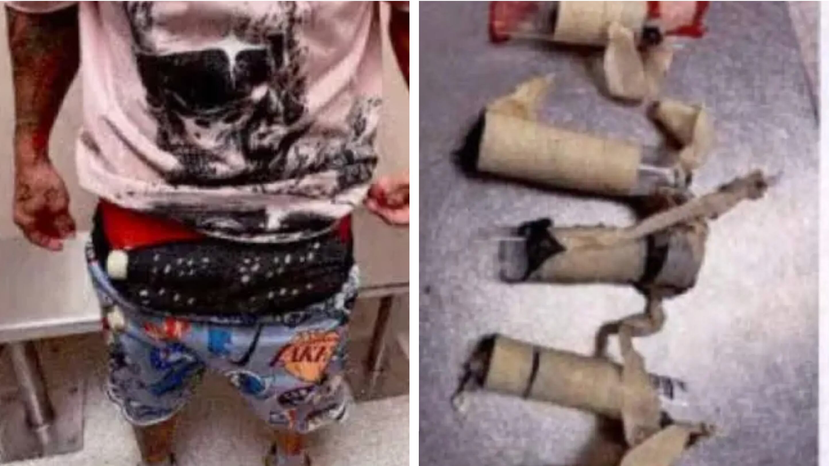 Airport passenger arrested after unexplained bulge leads to shock discovery