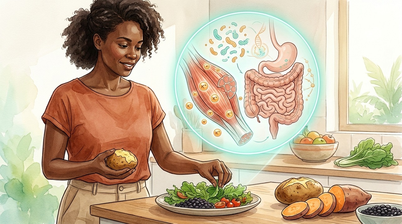 A batata é rica em potássio e ajuda músculos, intestino e energia