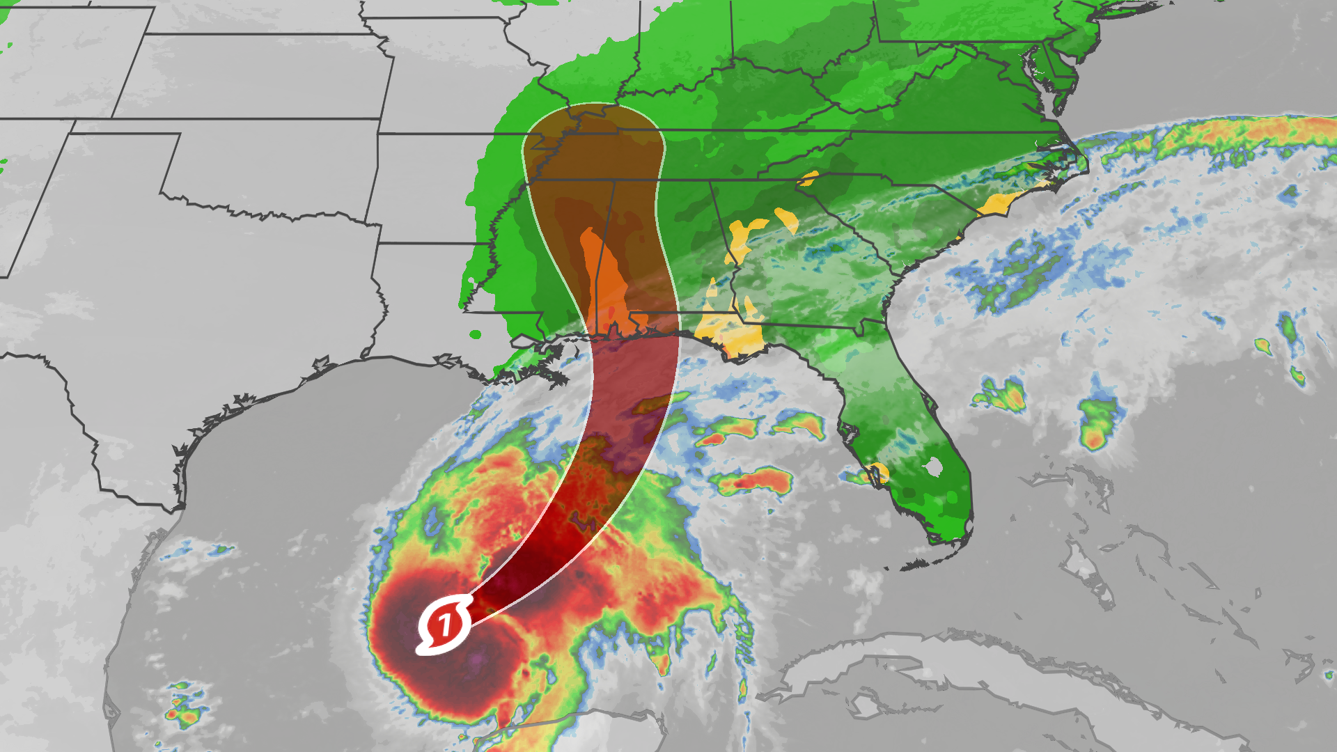 Hurricane Isaias turns toward the Gulf; flooding, winds begin Friday