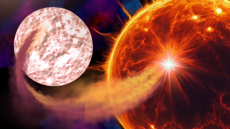 Astronomers watch 'vampire' star feeding on the stellar equivalent of 5 ...