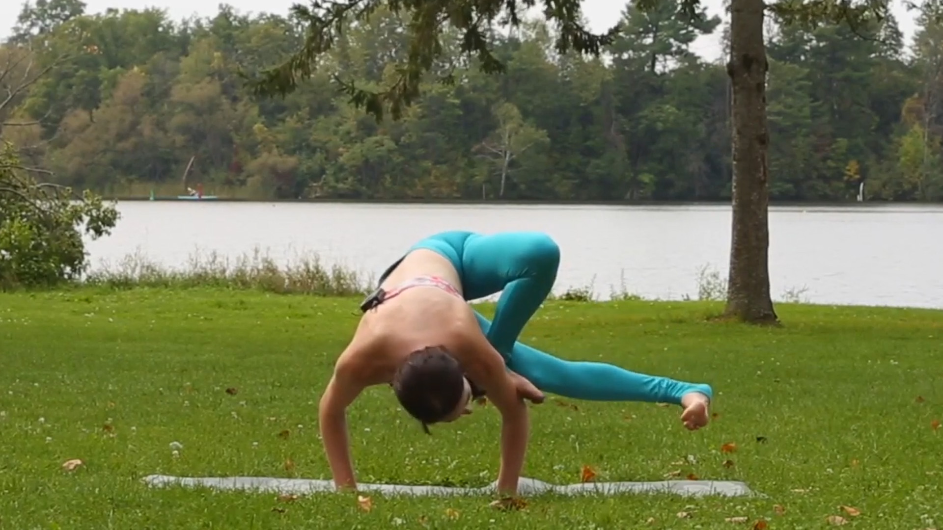 Step by step grasshopper pose arm balance tutorial