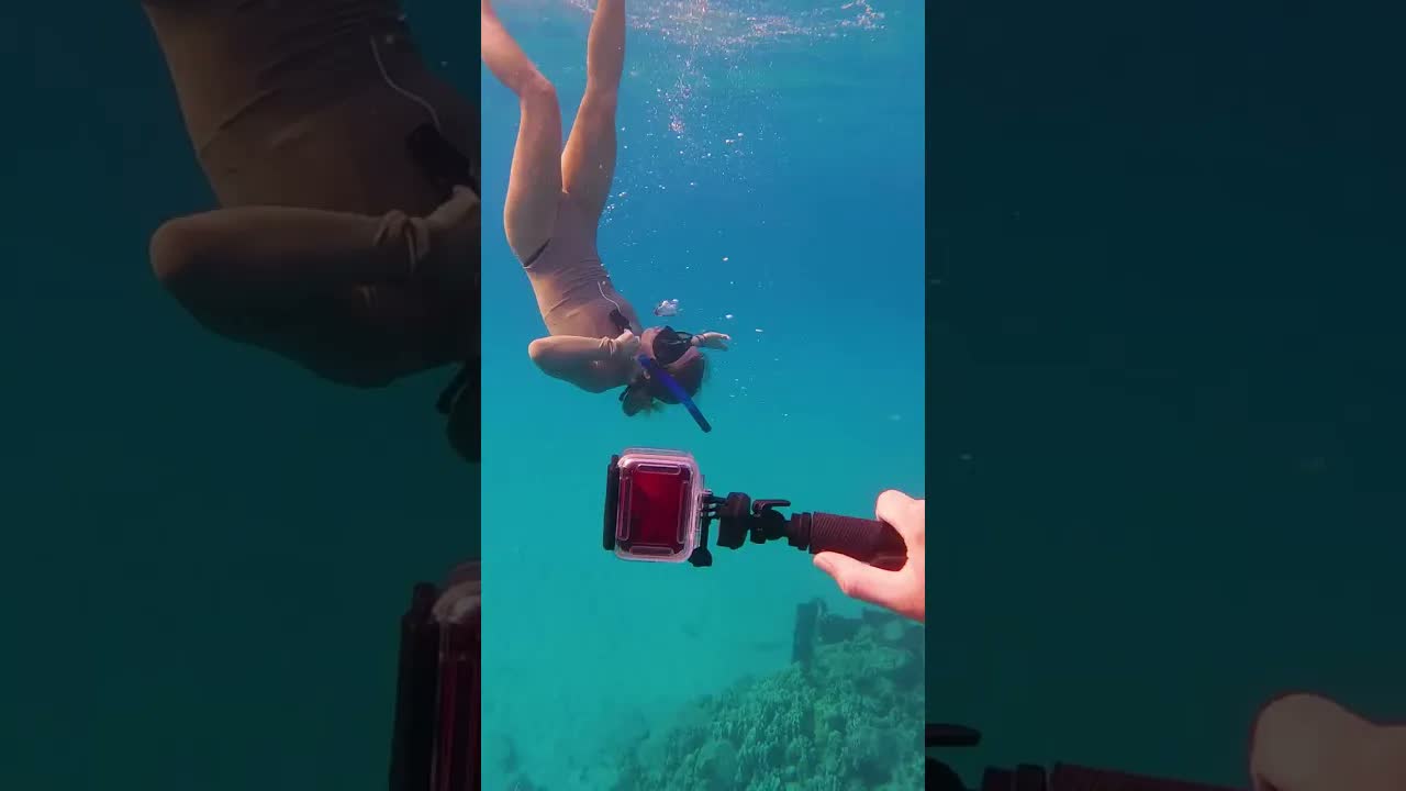 I can blow rings too - then she immediately wanted the footage deleted