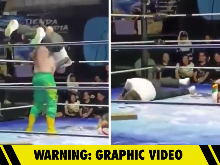 Wrestler arrested after referee dies from piledriver, charged with ...