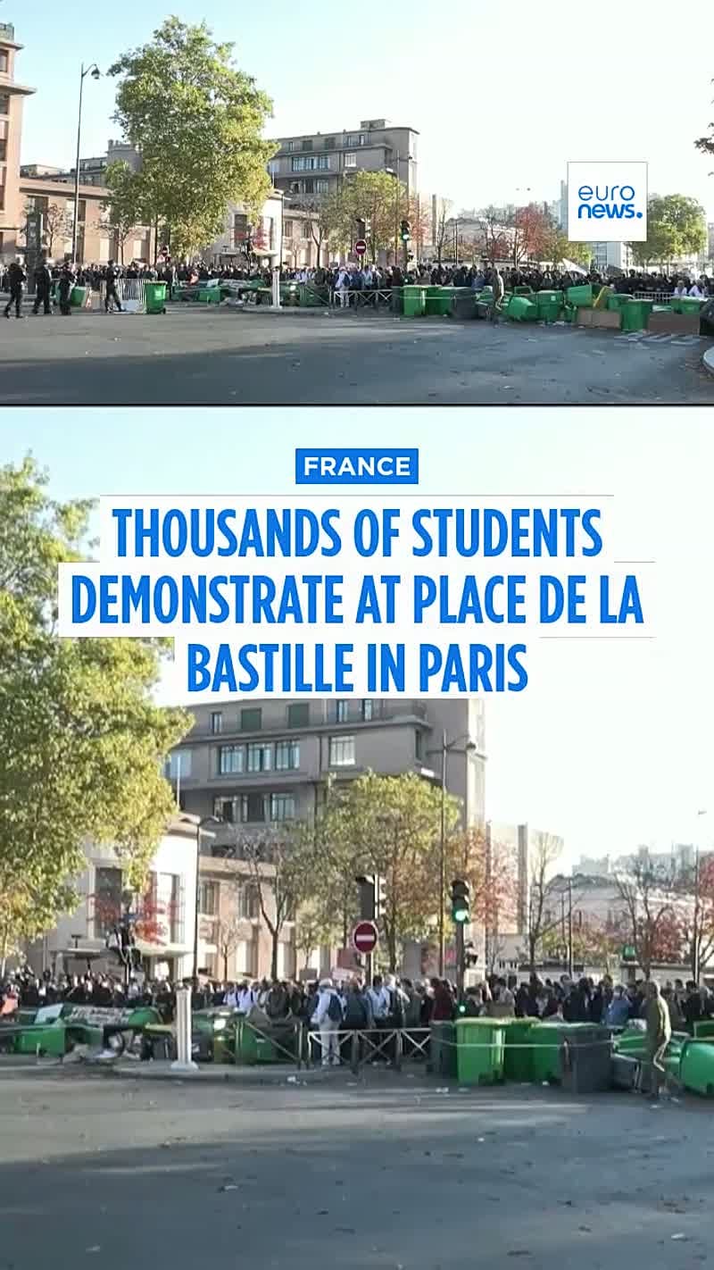 Mélenchon declares 'Bastille retaken' after major student rally in Paris