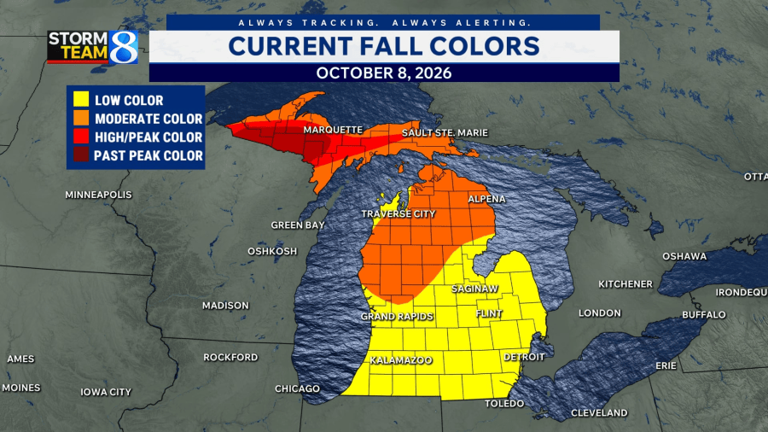 Fall foliage forecast: Oct. 8, 2026