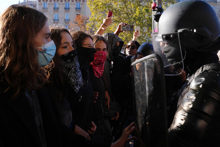 Police fire tear gas at barricaded Paris high school as student ...
